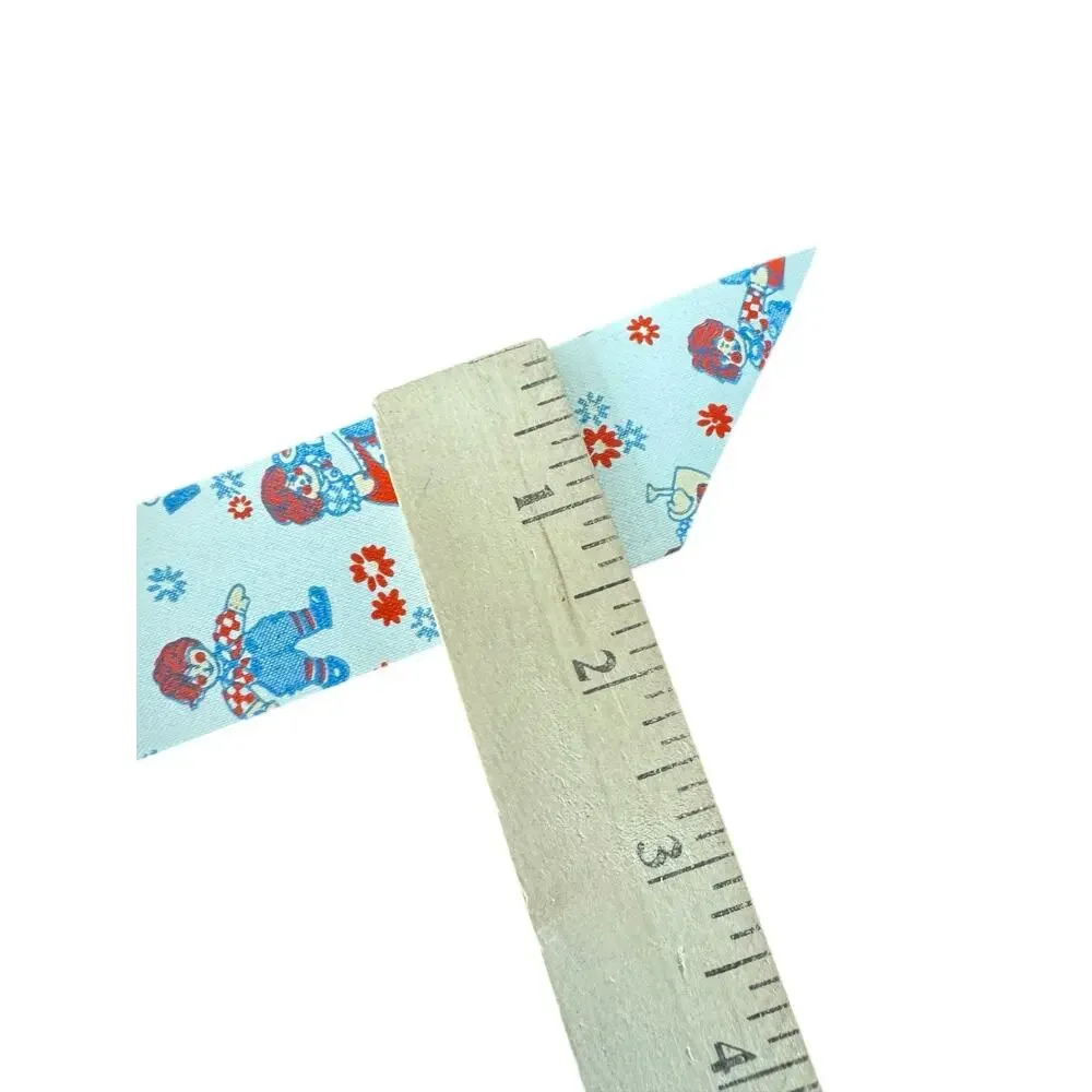 Vintage Ragdoll Print Ribbon Flora-Satin Children World‎ Craft Waterproof USA